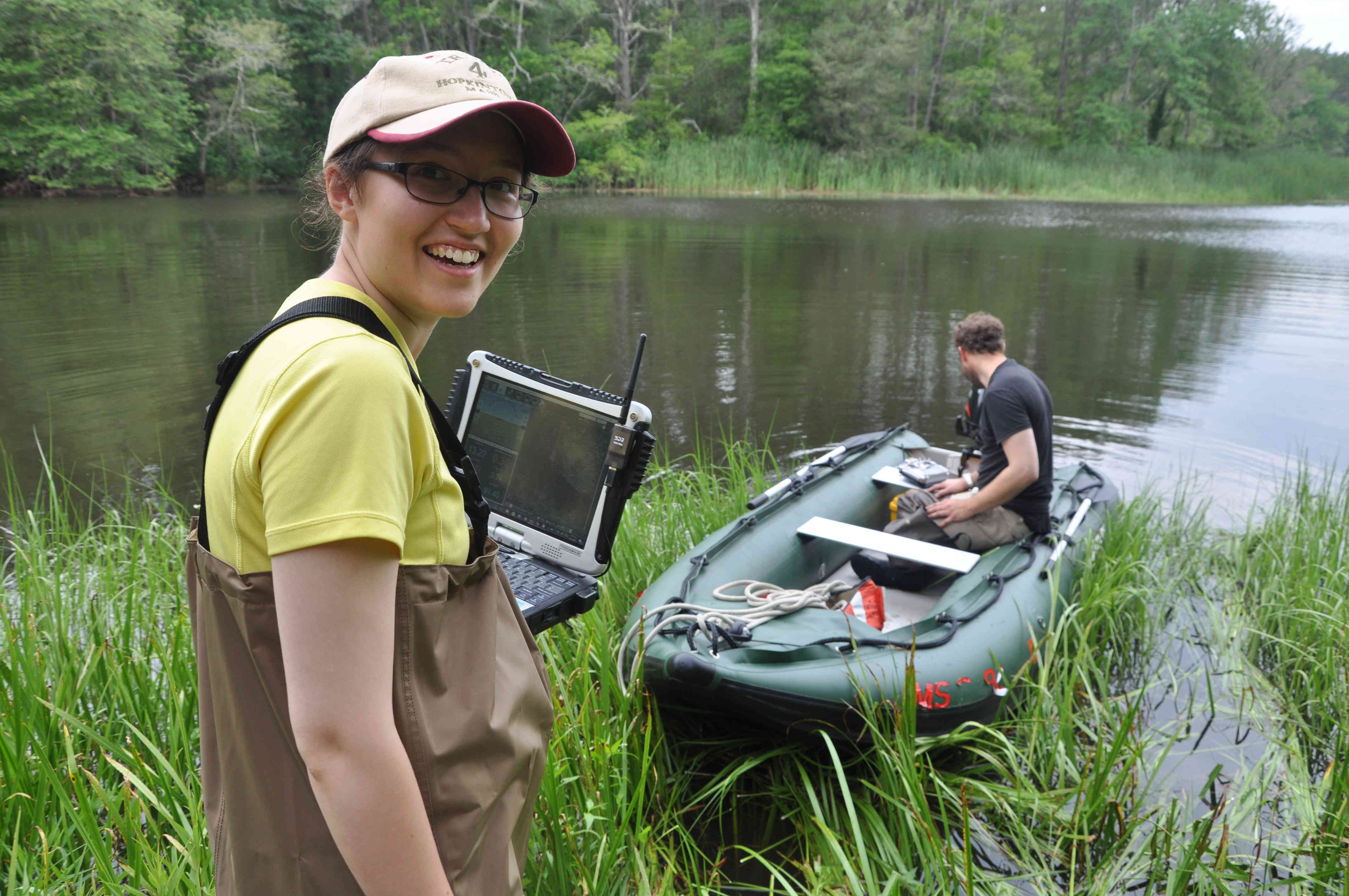 Prepping for estuary sampling